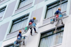Rénovation de façade à Matignon
